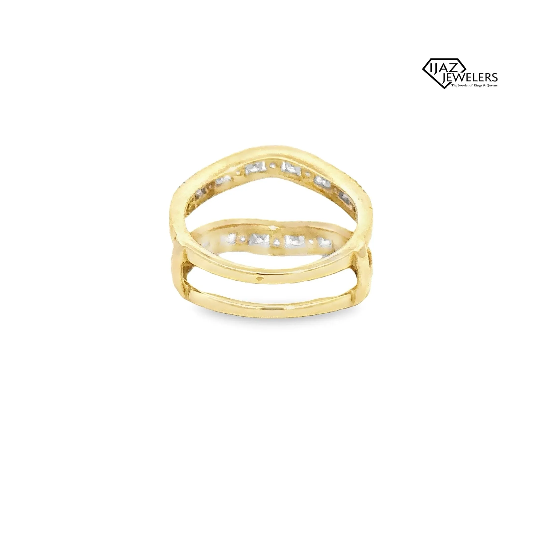 10K Gold 0.72 CTW Diamond Ladies Enhancement Band
