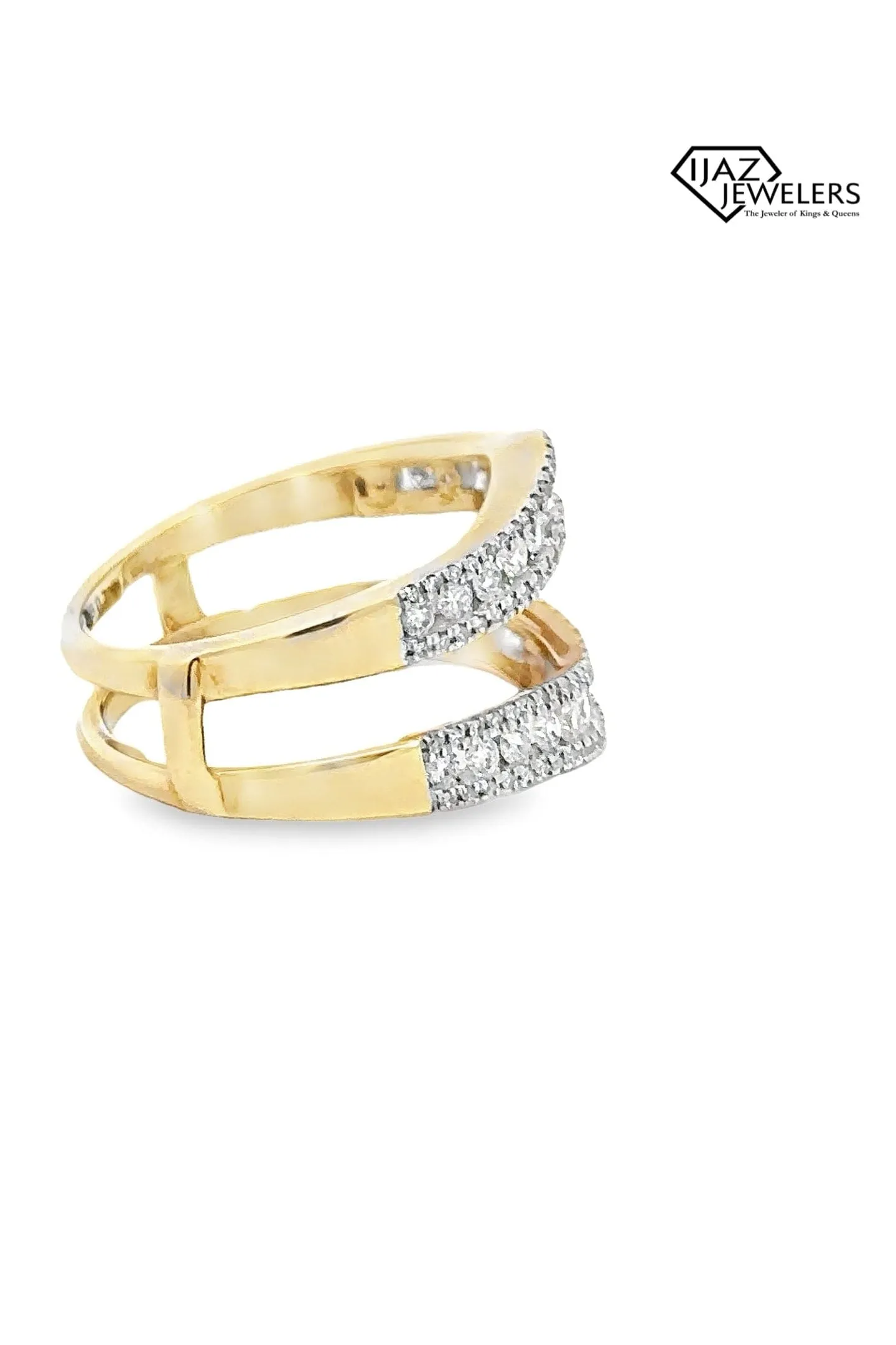 10K Gold 0.72 CTW Diamond Ladies Enhancement Band