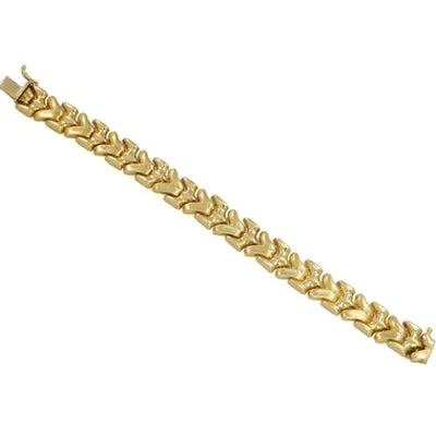 14Kt Yellow Gold Arrow Bracelet