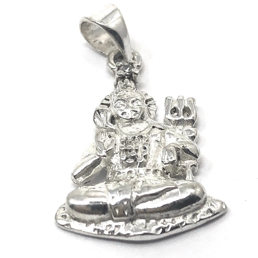 925 Silver Shiva Pendant (Design 26)