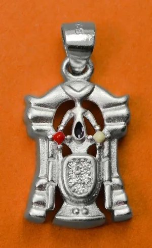925 Silver Tirupati Balaji Matte Pendant Design 43