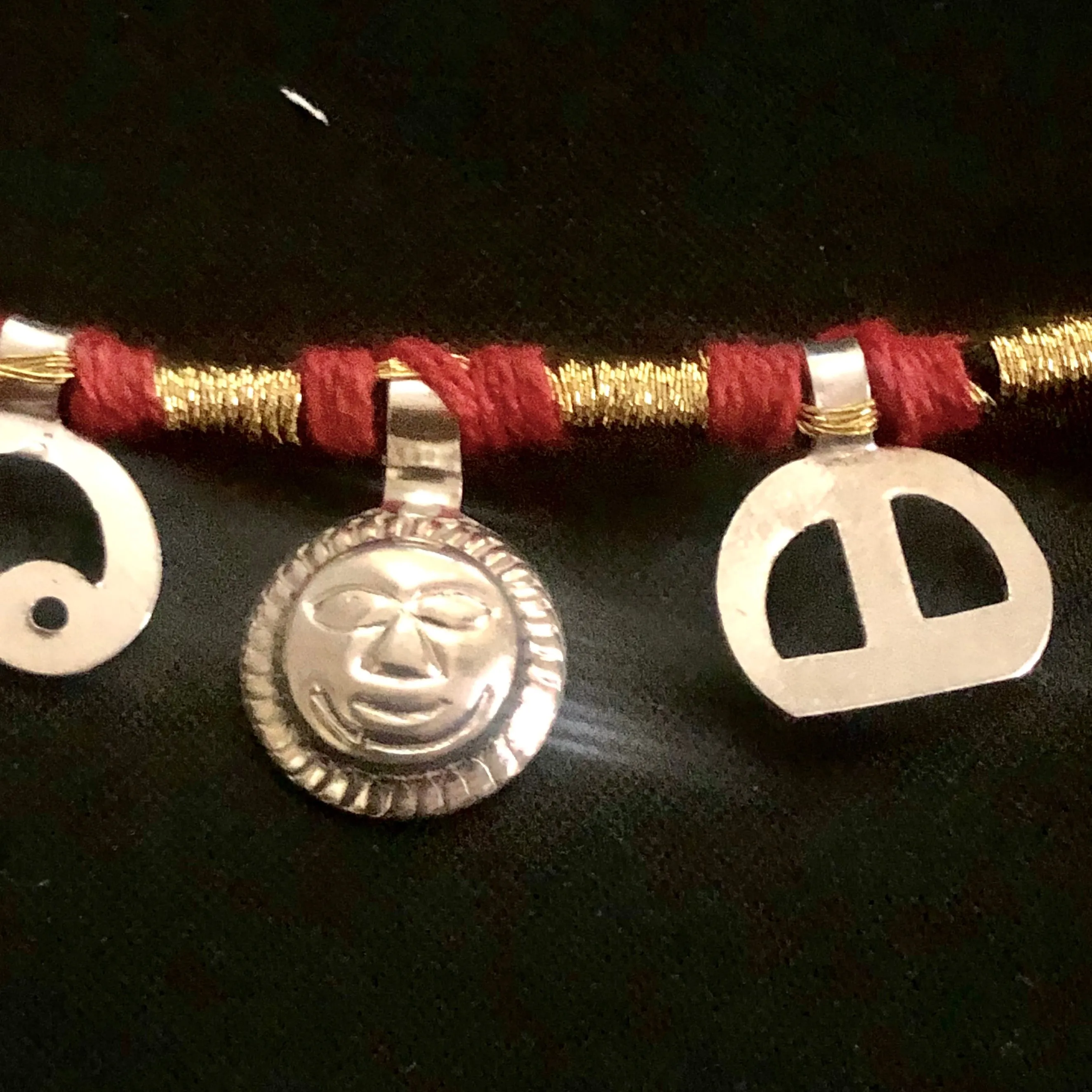 925 Silver Unisex Pendant to Ward off Evil Eye (Design 1)