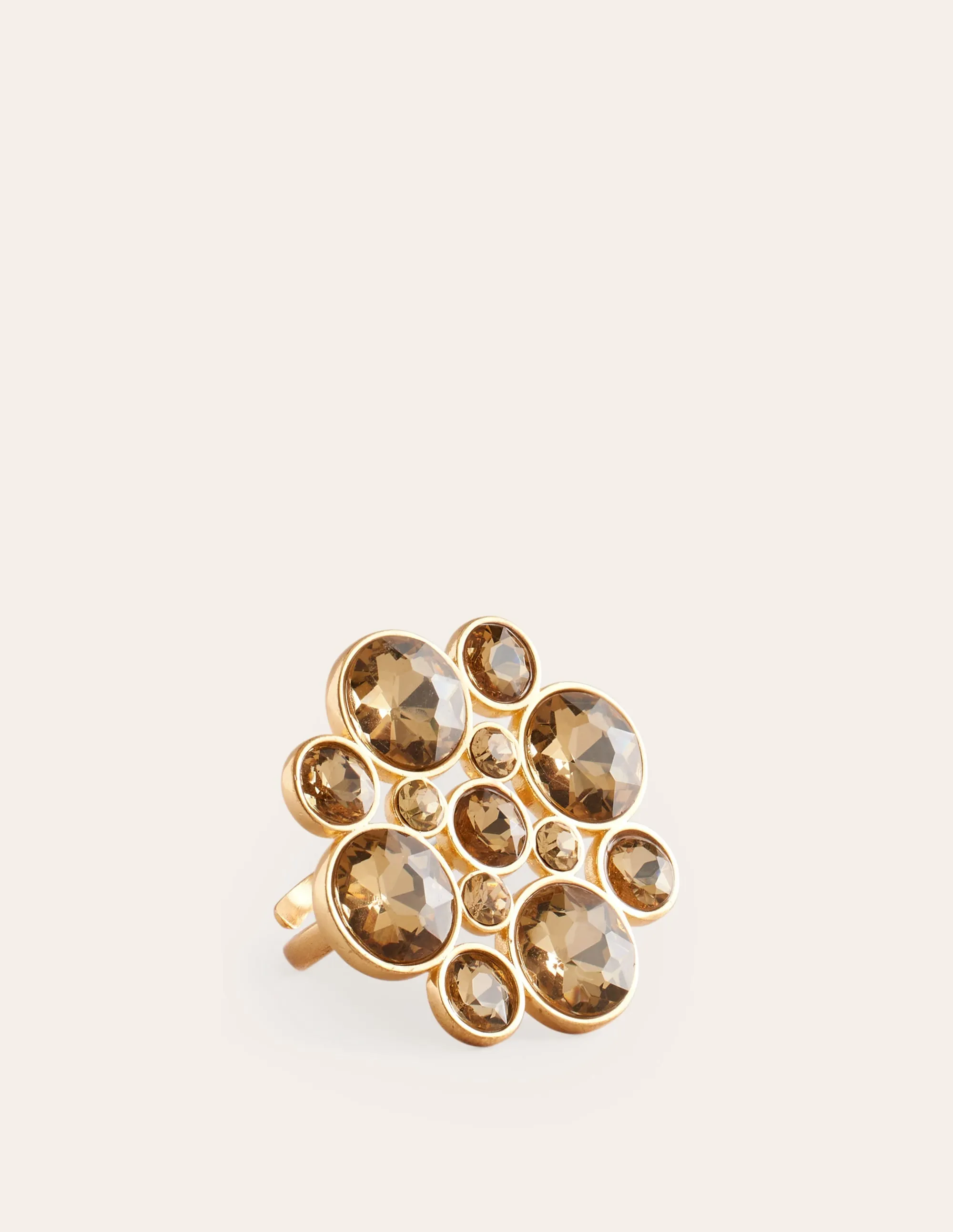 Andrea Jewel-Cluster Ring-Gold