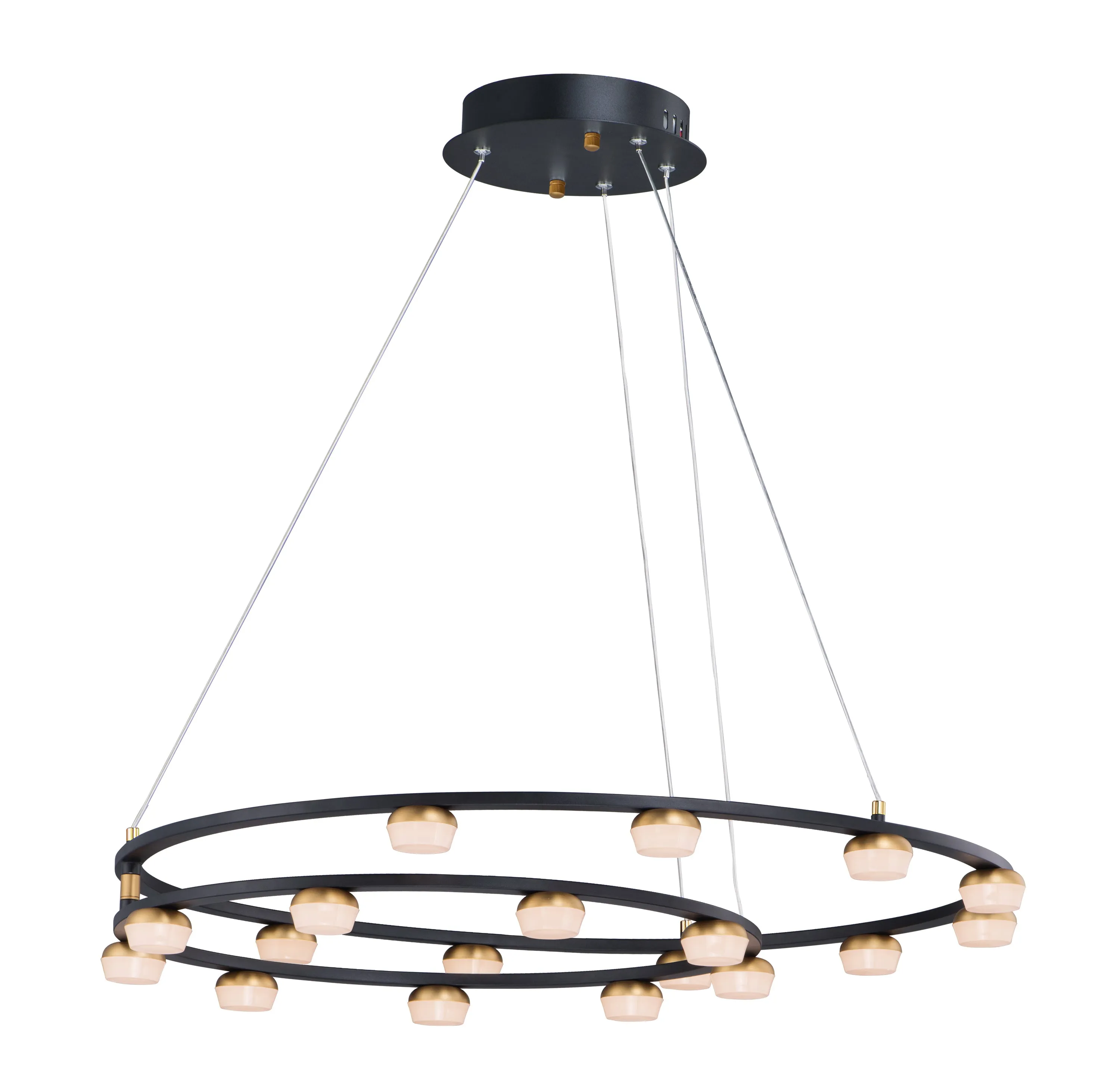 Button 18-Light LED Pendant