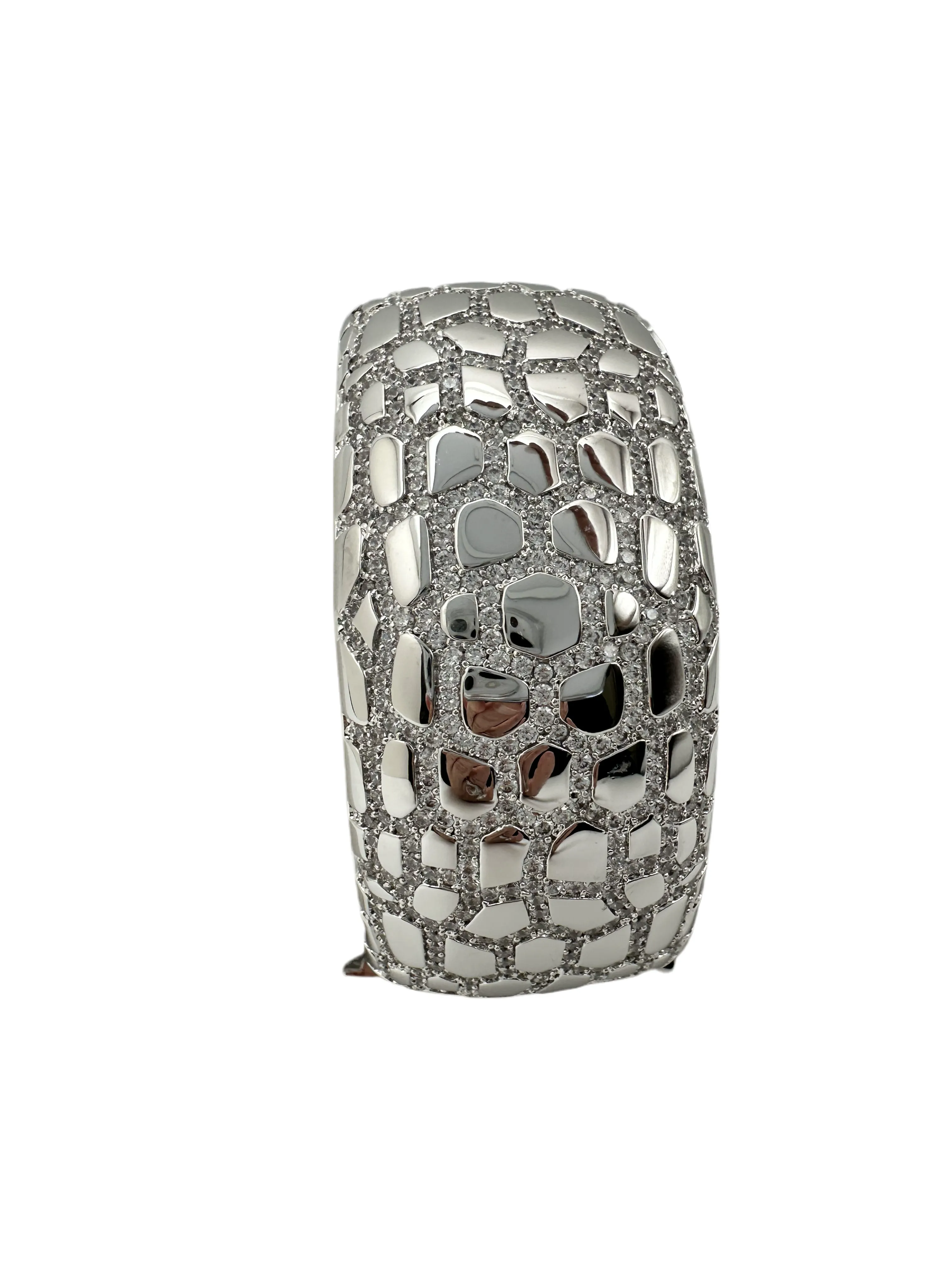 CZ Crackle Bangle