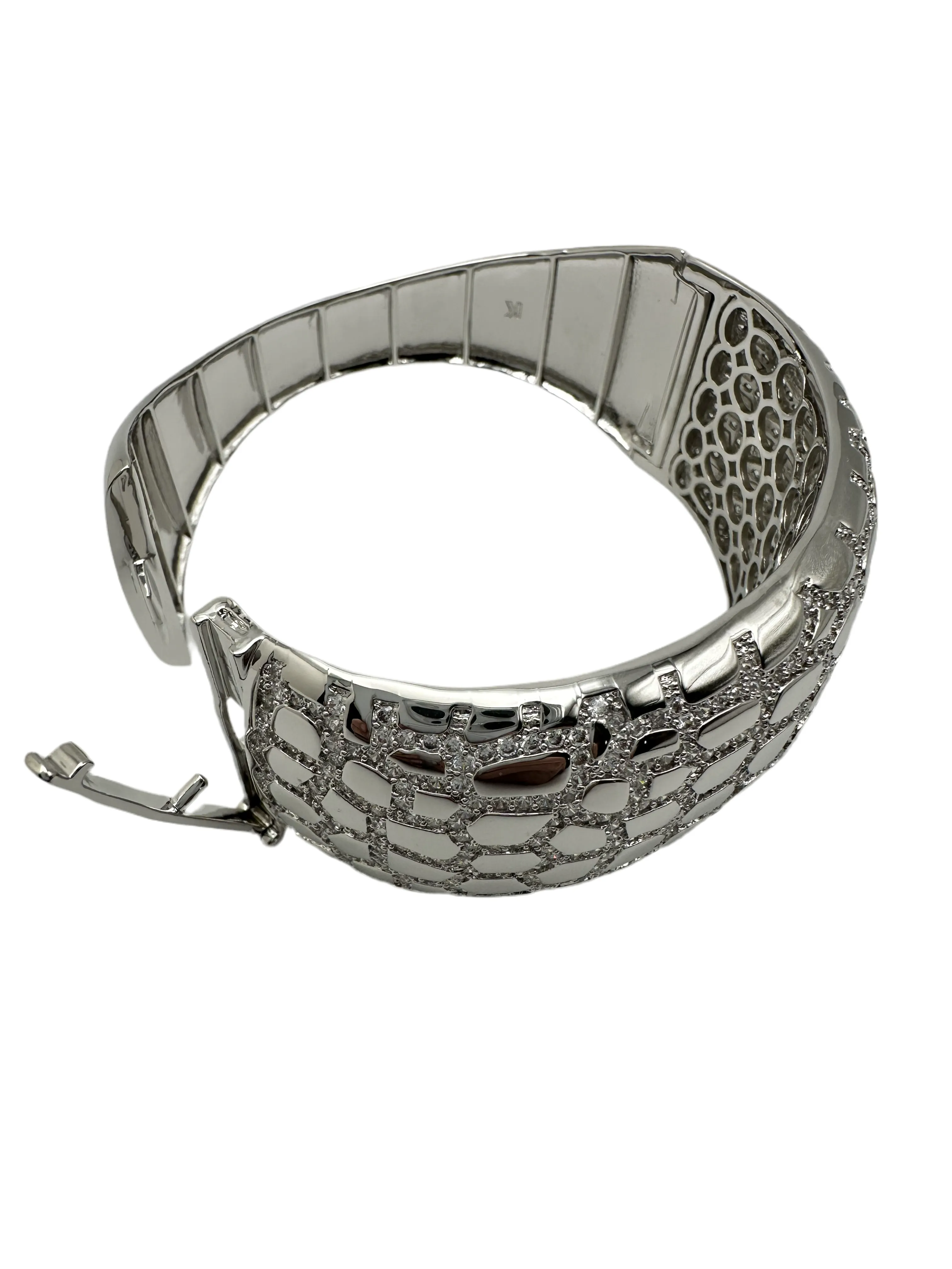 CZ Crackle Bangle