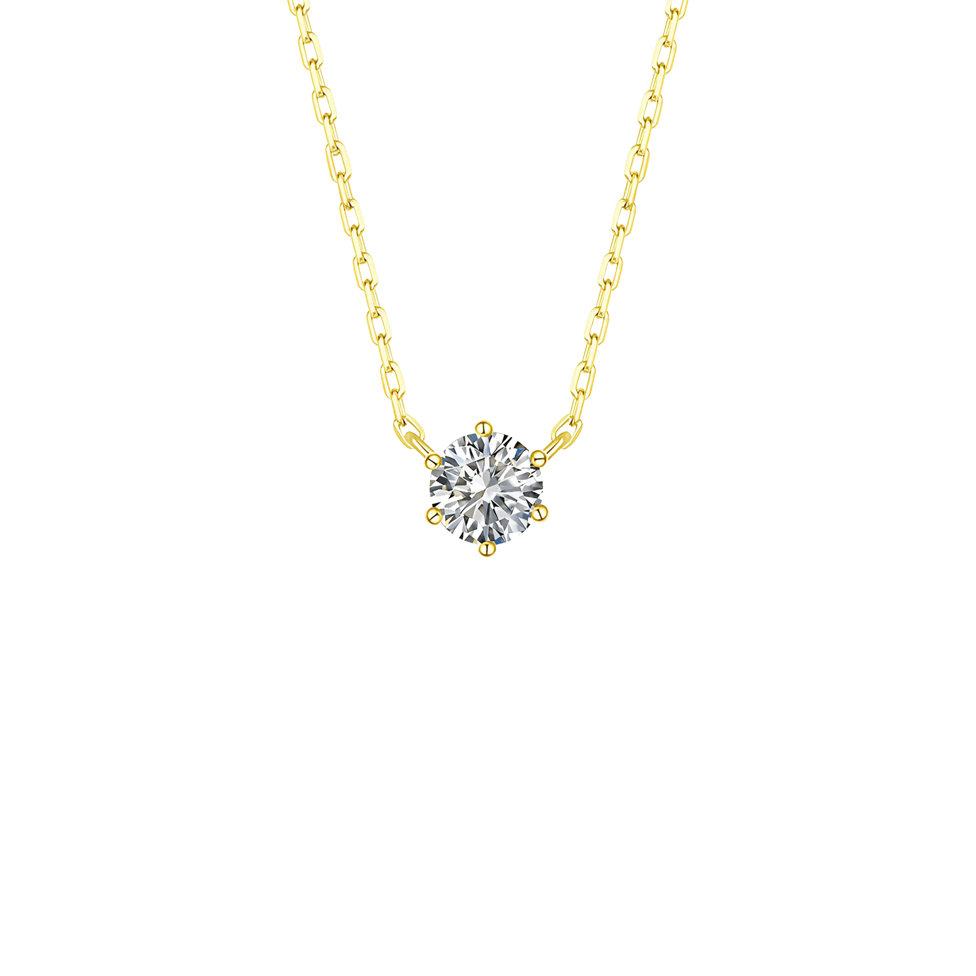 Essentials solitaire necklace
