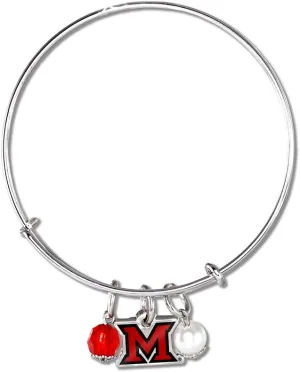 Fan Frenzy Gifts Bangle Bracelet Officially Licensed NCAA College Bracelets | Adjustable to Up to 8 Inches | College Team Jewelry
