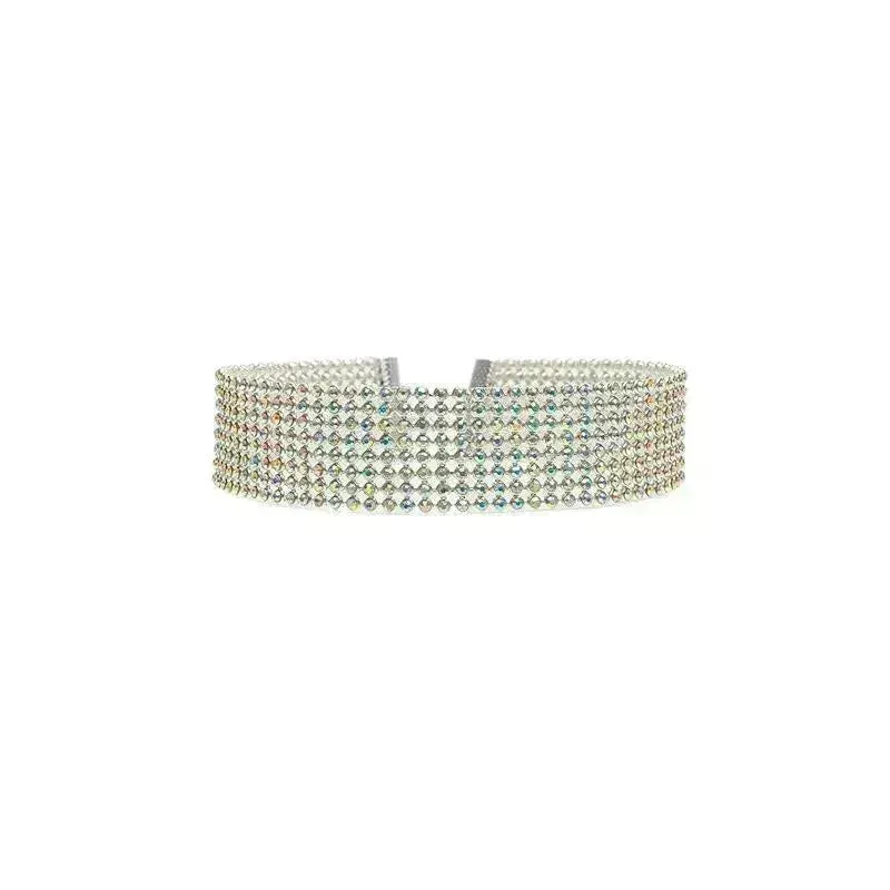 Fashion Women Full Crystal Rhinestone Choker Necklace Wedding Jewelry Chokers Necklaces for Women