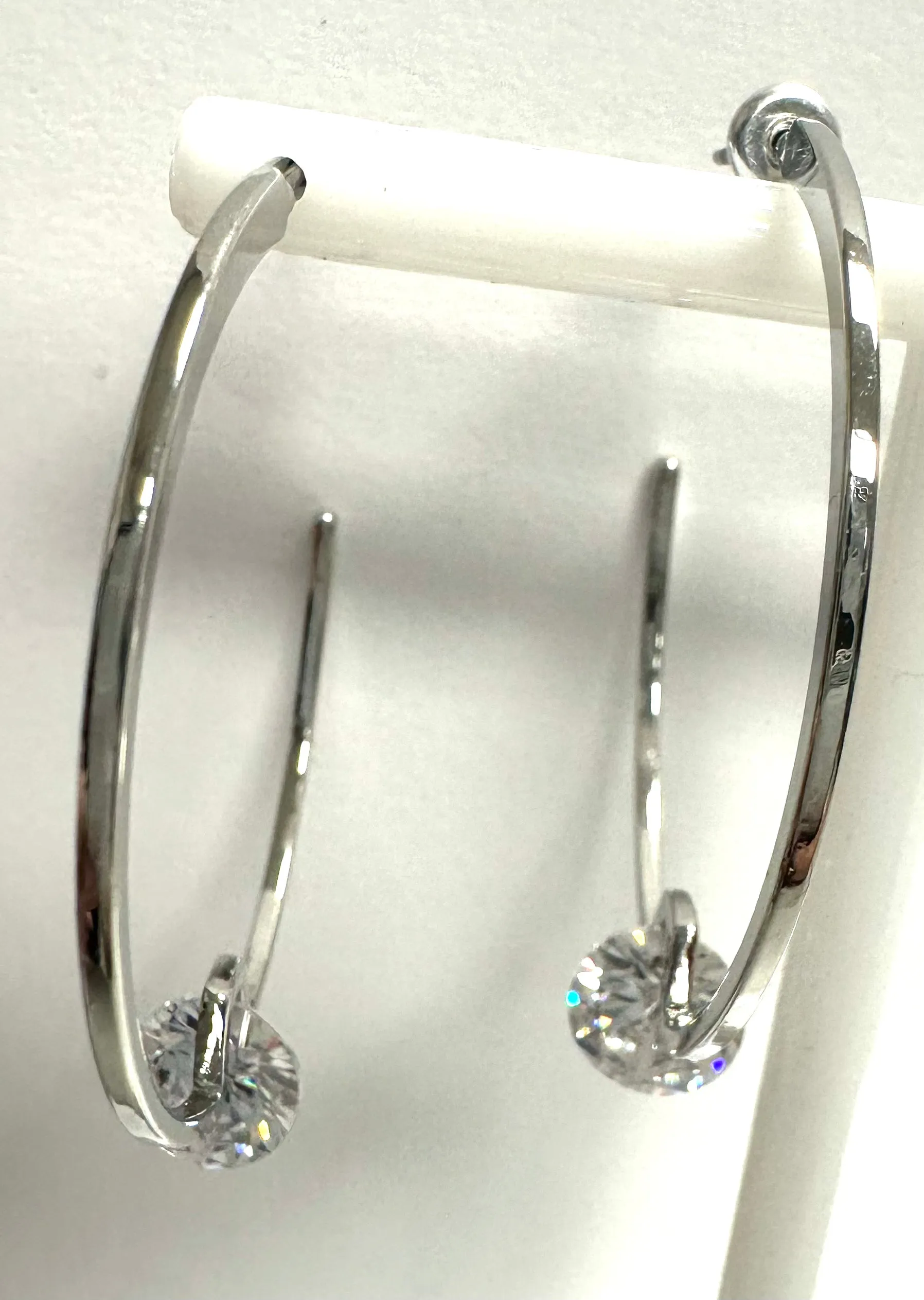 Lola CZ Hoop Earring