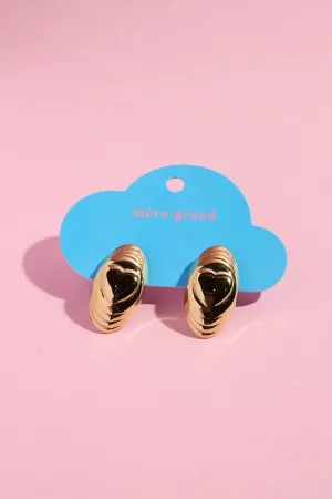 Lots of Love Ribbed Hoop Earrings