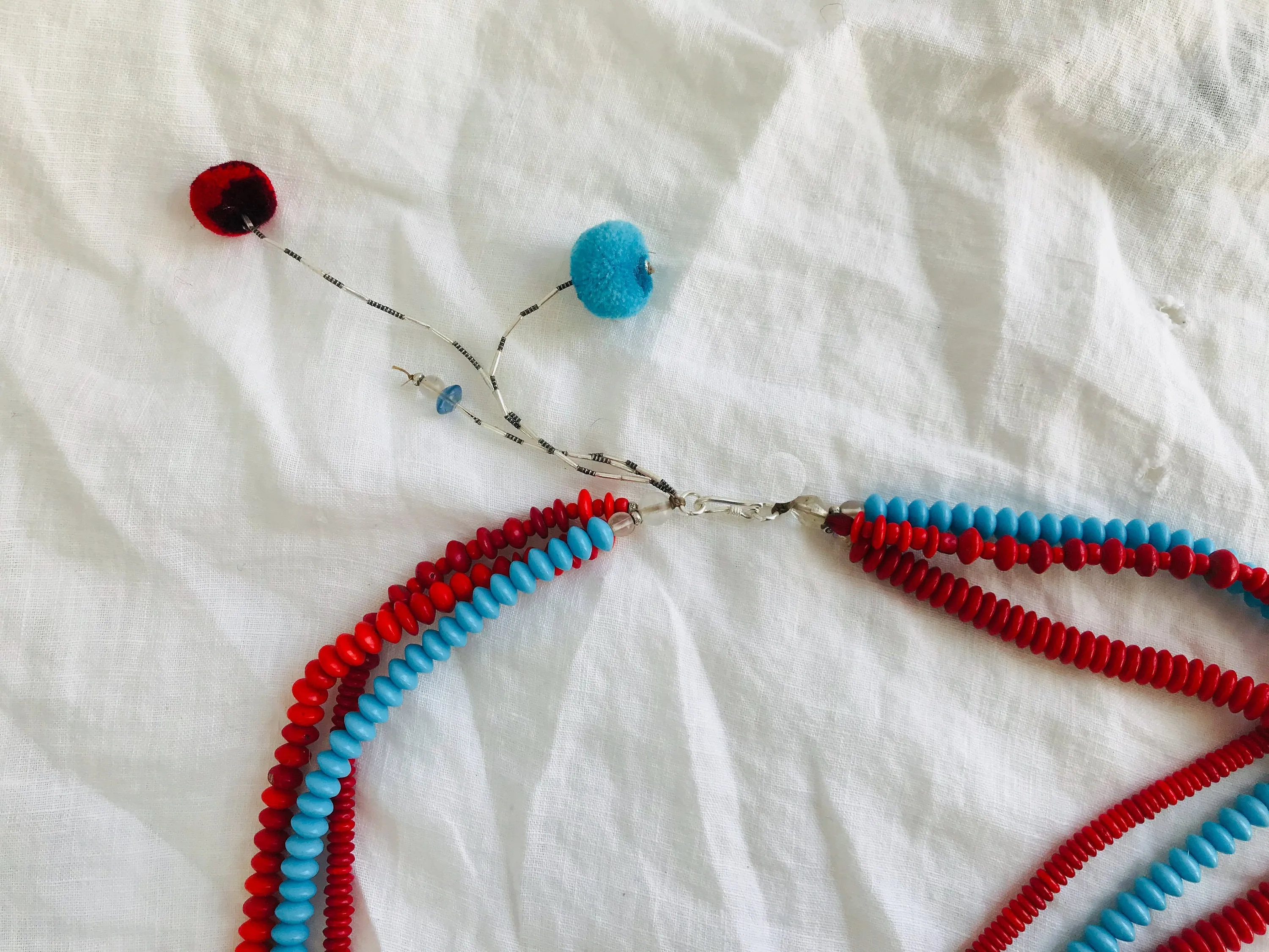 Mayan Crystal Necklaces. Trio. Guatemalan.