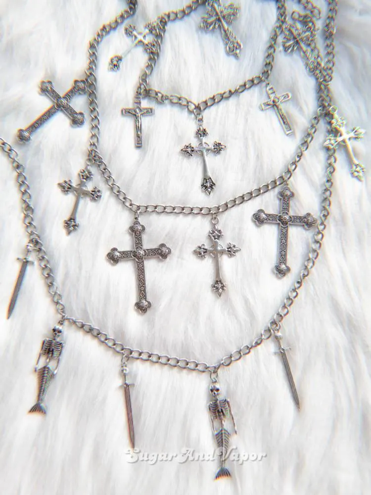 Melissa Goth Stainless Steel Belly Chain