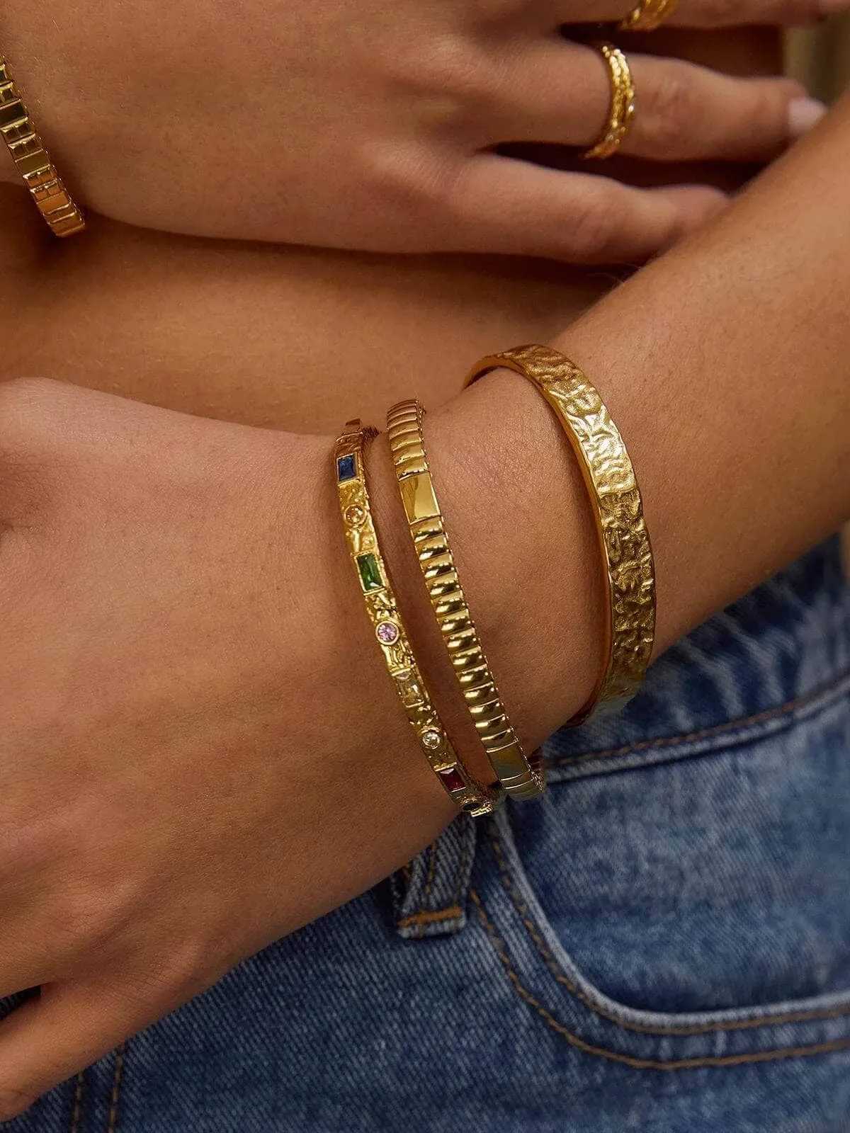 Melrose Cuff - Gold