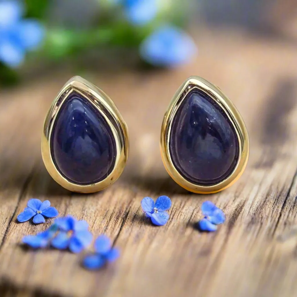 September Birthstone Earrings - Sapphire