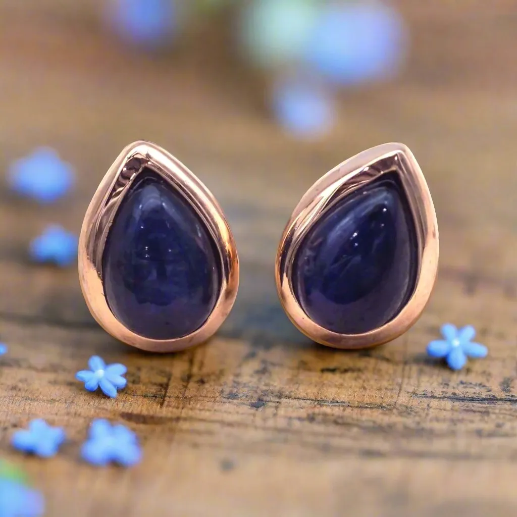 September Birthstone Earrings - Sapphire