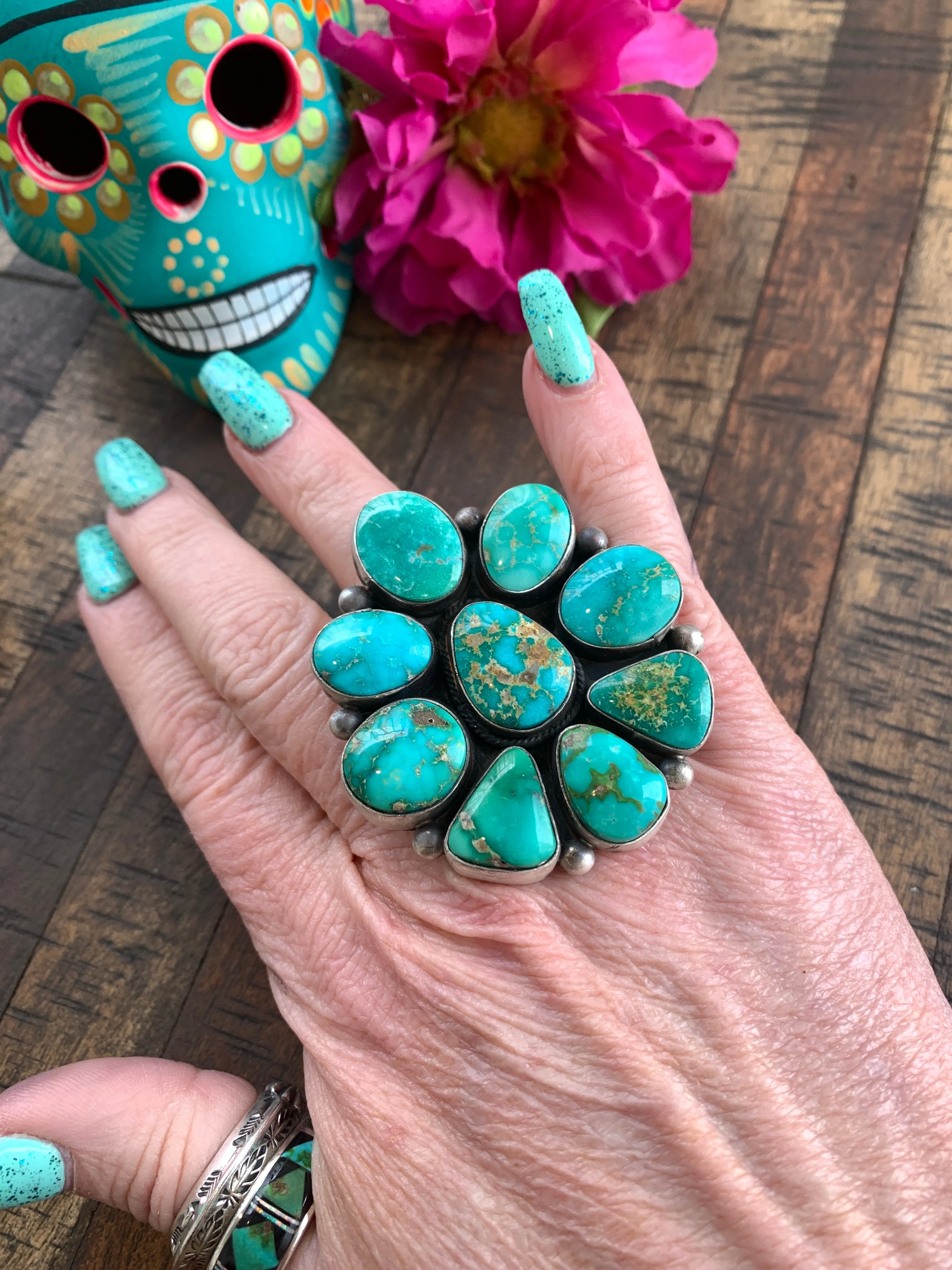 Sonoran Gold Cluster Ring Sz 7 1/2