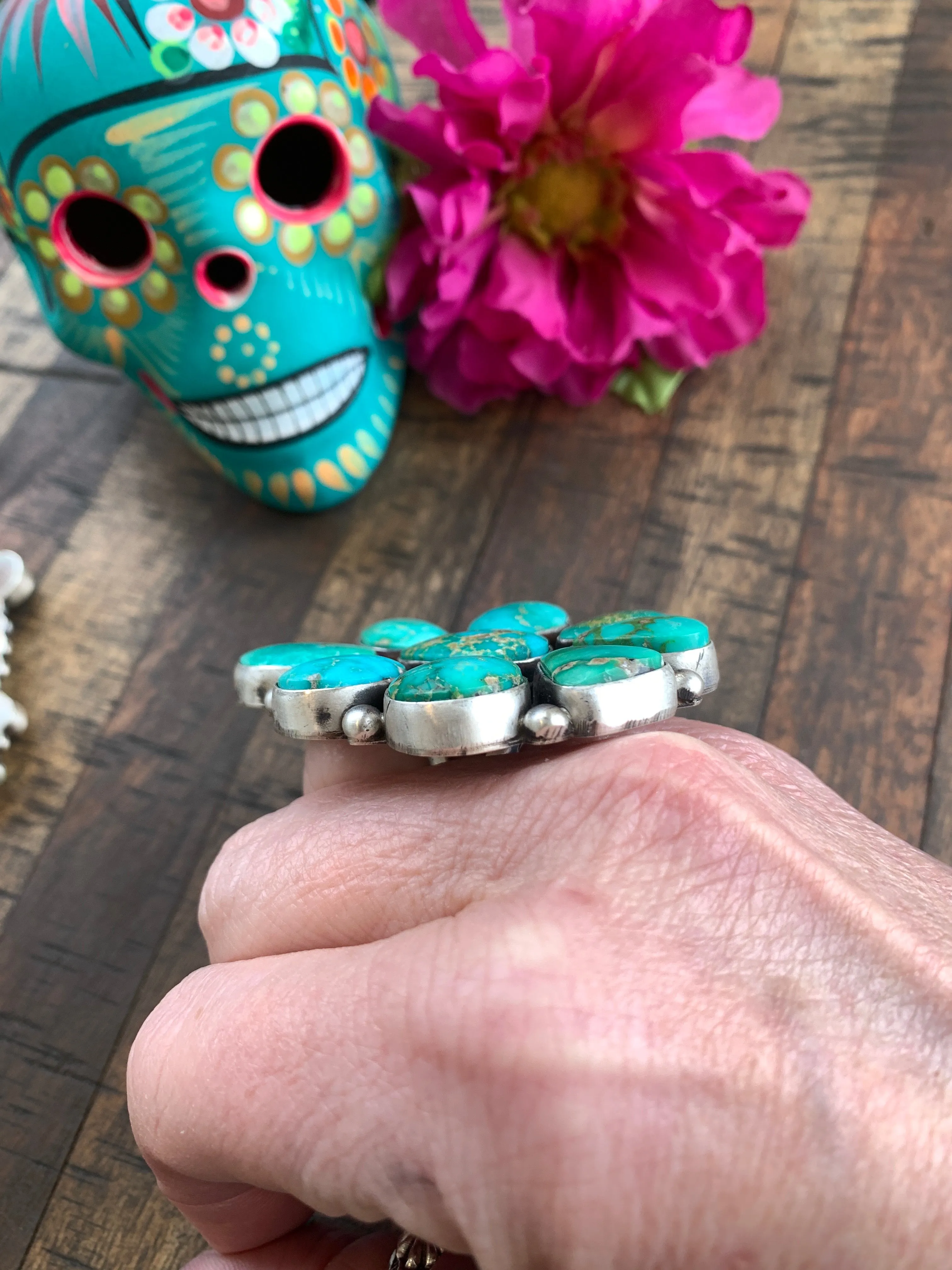 Sonoran Gold Cluster Ring Sz 7 1/2