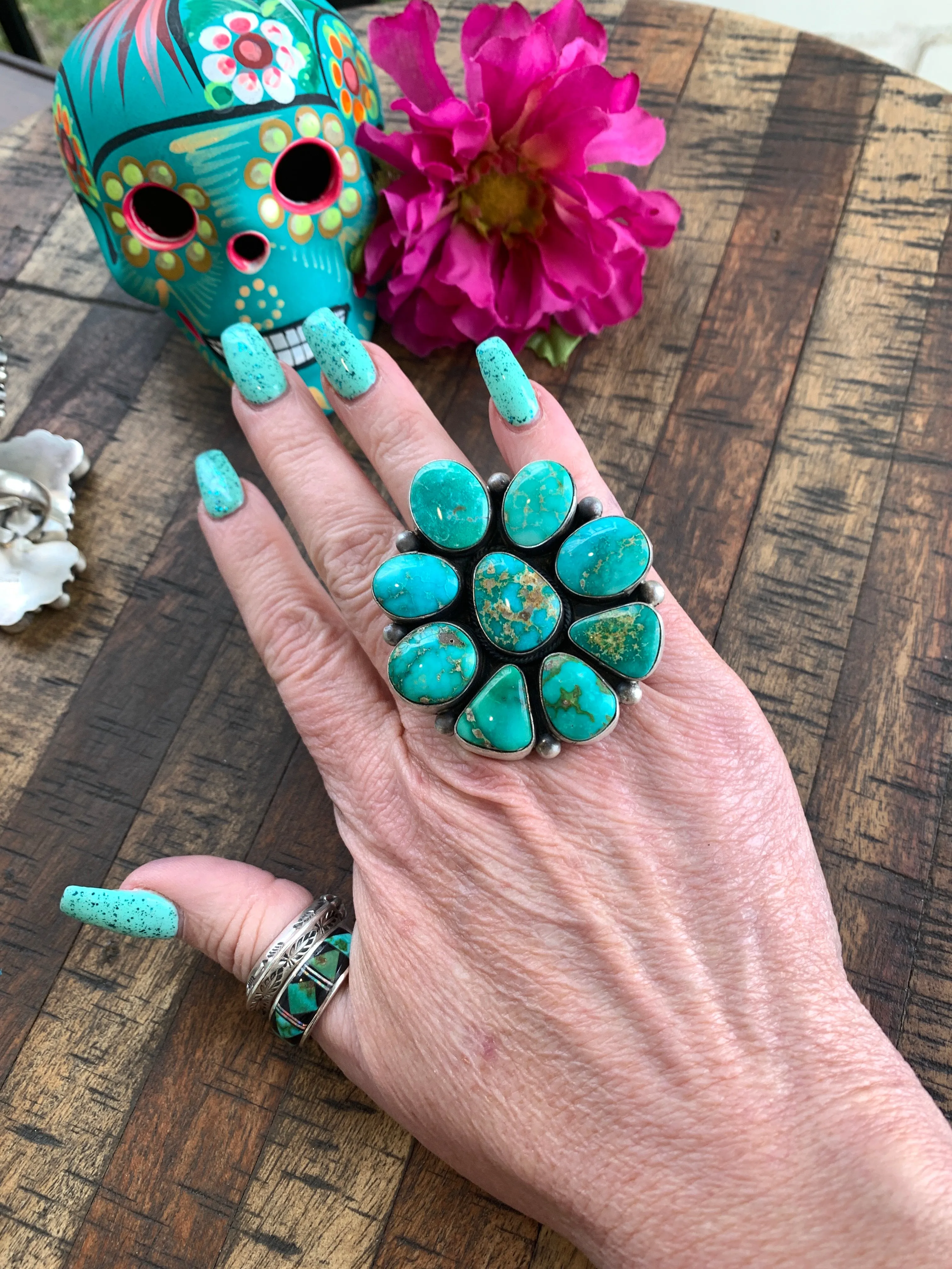 Sonoran Gold Cluster Ring Sz 7 1/2