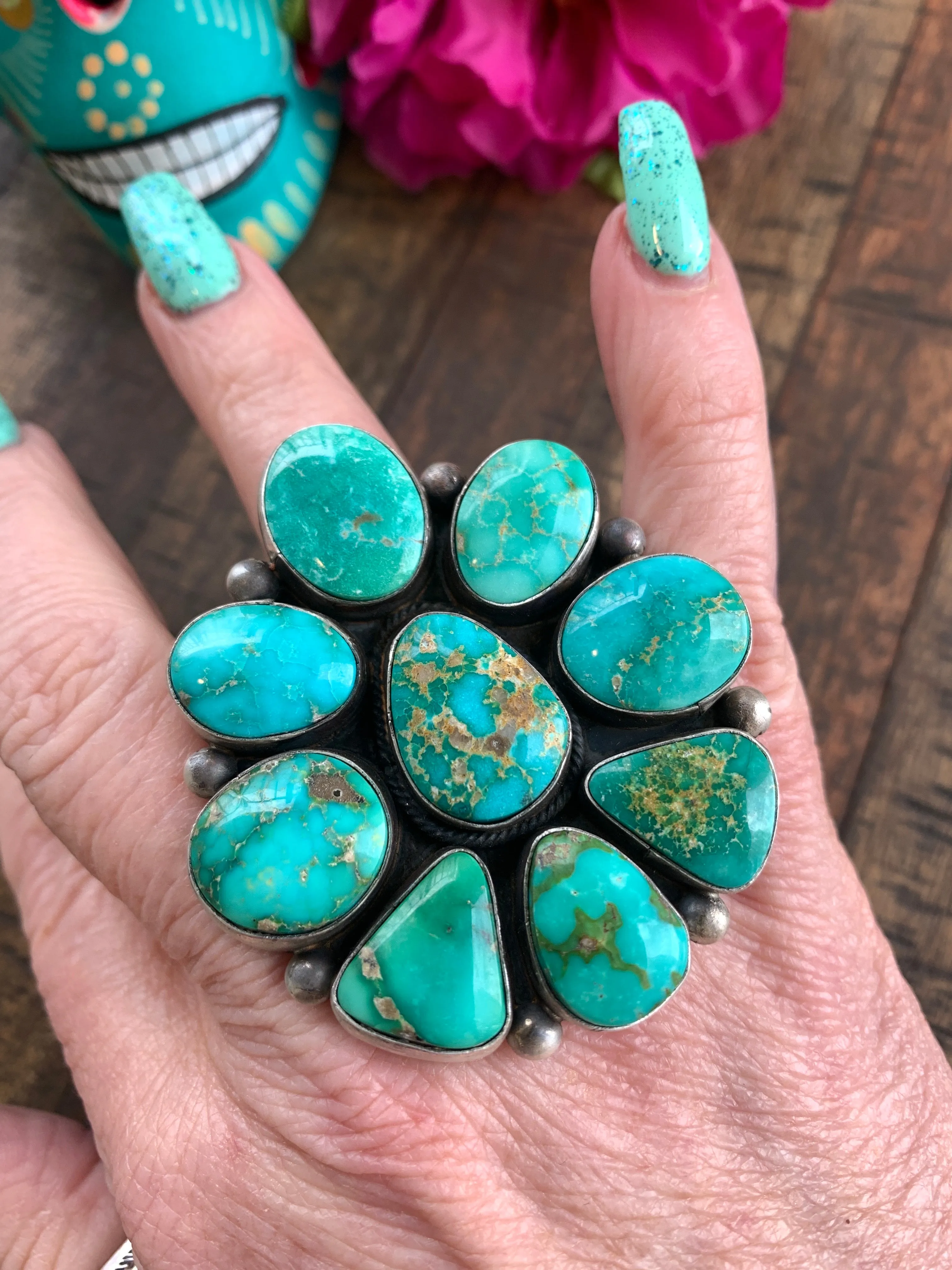 Sonoran Gold Cluster Ring Sz 7 1/2