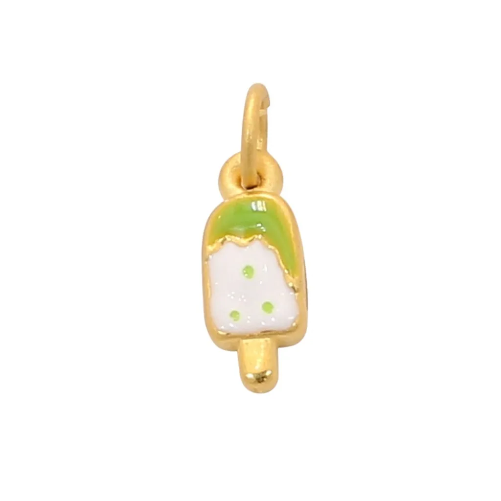 Taka Jewellery 999 Pure Gold Ice Cream Pendant