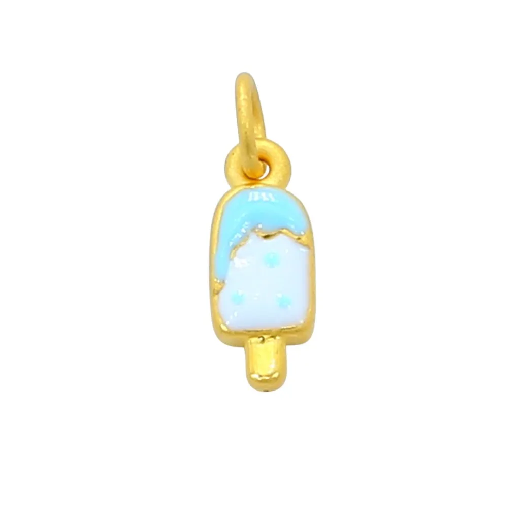 Taka Jewellery 999 Pure Gold Ice Cream Pendant
